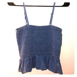 Denim tank top